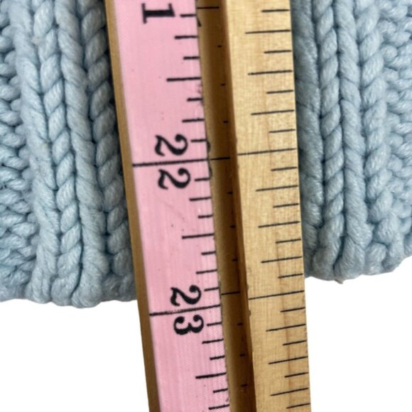 Euroad Sweater Womens Large Multi Striped Knit Acrylic Long Sleeve Turtleneck - Picture 7 of 10